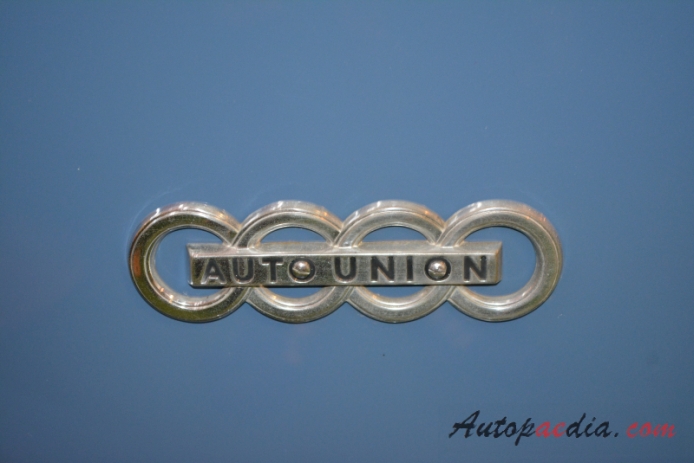 Auto Union 1000 1958-1963 (1959-1962 Universal kombi 3d), rear emblem  