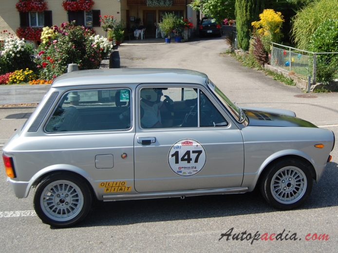 Autobianchi A112 3rd series 1975-1977 (1975 Abarth), right side view