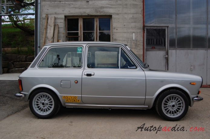 Autobianchi A112 3rd series 1975-1977 (1975 Abarth), right side view