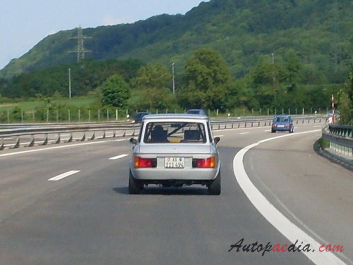 Autobianchi A112 4th series 1977-1979 (Abarth), rear view