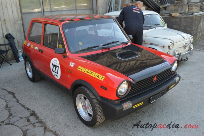 Autobianchi A112 6th series 1982-1986 (1984 Lancia A 112 Abarth 70HP), right front view