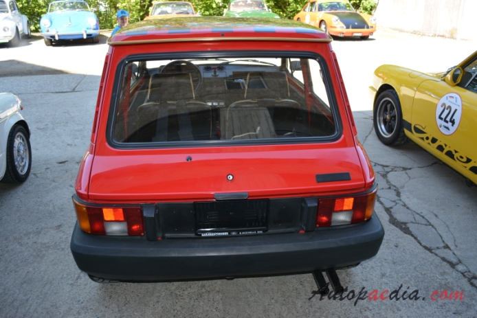 Autobianchi A112 6th series 1982-1986 (1984 Lancia A 112 Abarth 70HP), rear view