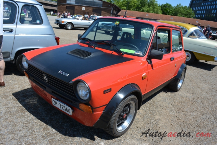 Autobianchi A112 6th series 1982-1986 (Abarth 70HP), left front view