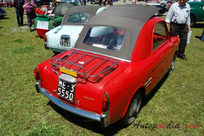 Autobianchi Bianchina 1957-1969 (1957-1962/Trasformabile), right rear view