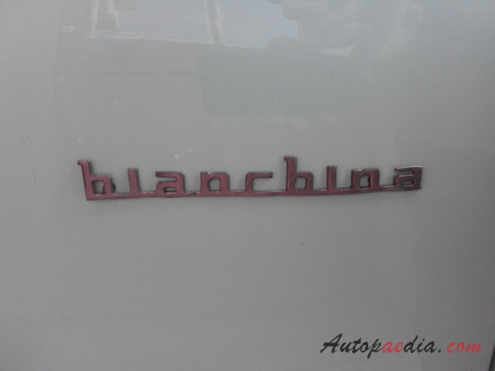 Autobianchi Bianchina 1957-1969 (1957-1962/Trasformabile), emblemat tył 