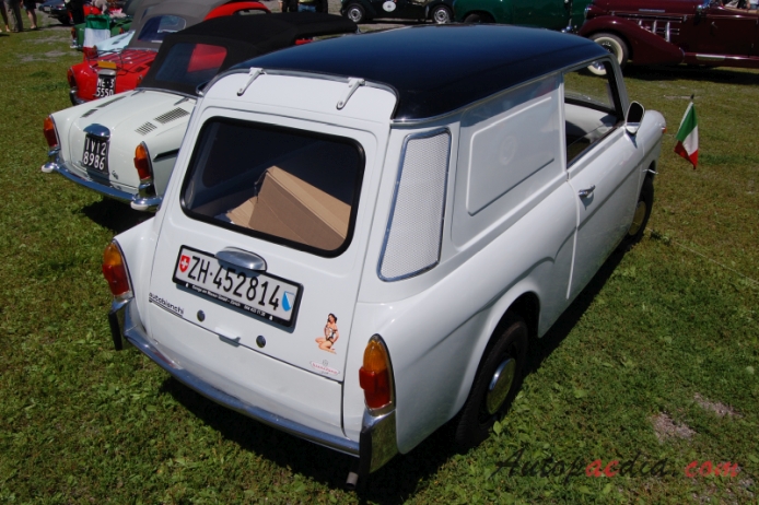 Autobianchi Bianchina 1957-1969 (1960-1969/Furgoncino), right rear view