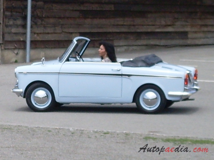 Autobianchi Bianchina 1957-1969 (1960-1969/cabriolet), left side view