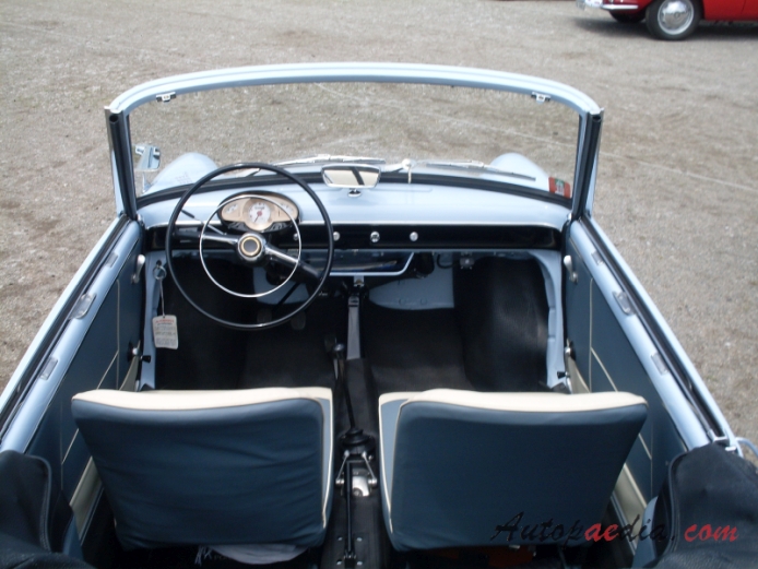 Autobianchi Bianchina 1957-1969 (1960-1969/cabriolet), wnętrze