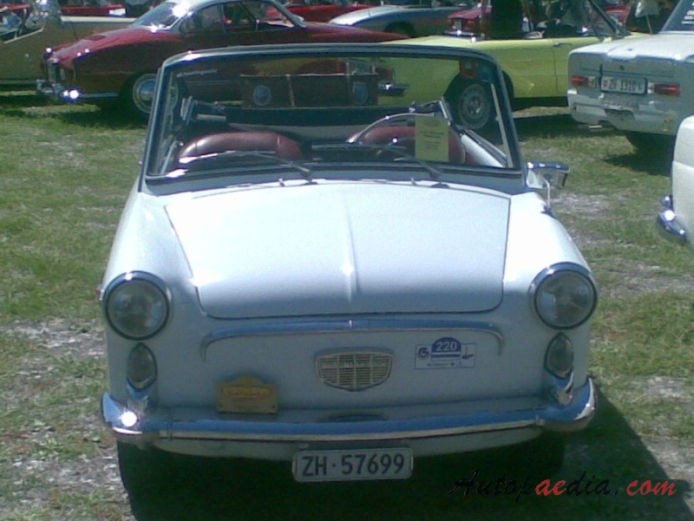 Autobianchi Bianchina 1957-1969 (1960-1969/cabriolet), front view