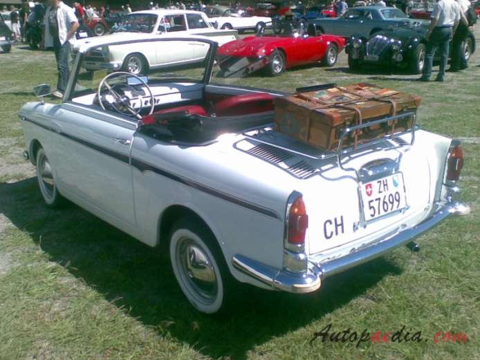 Autobianchi Bianchina 1957-1969 (1960-1969/cabriolet),  left rear view