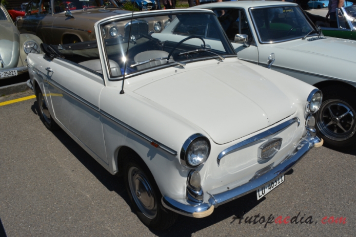 Autobianchi Bianchina 1957-1969 (1960-1969/cabriolet), right front view