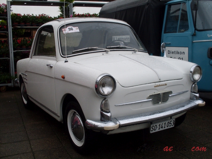 Autobianchi Bianchina 1957-1969 (1961/Trasformabile Special), right front view
