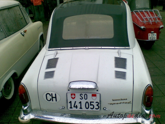 Autobianchi Bianchina 1957-1969 (1961/Trasformabile Special), tył