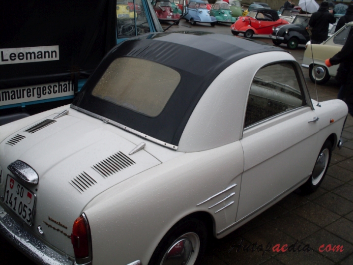 Autobianchi Bianchina 1957-1969 (1961/Trasformabile Special), right rear view