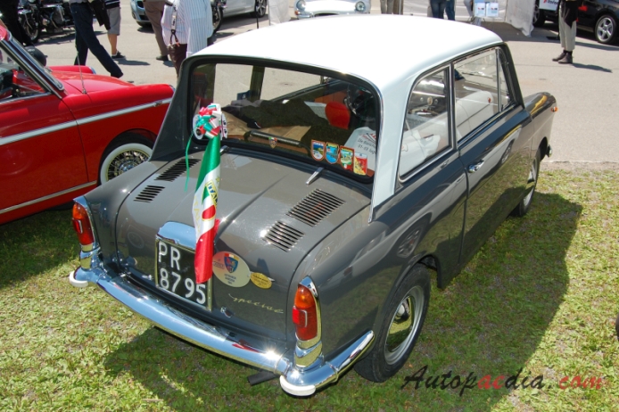 Autobianchi Bianchina 1957-1969 (1962-1969 Berlina 4 posti), right rear view