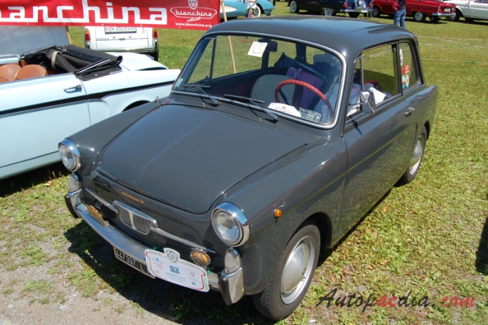 Autobianchi Bianchina 1957-1969 (1962-1969 Berlina 4 posti), left front view