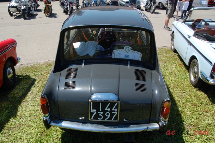 Autobianchi Bianchina 1957-1969 (1962-1969 Berlina 4 posti), rear view