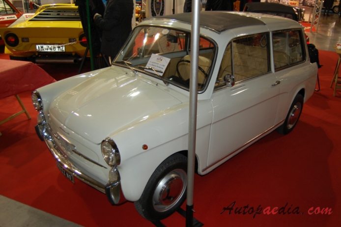 Autobianchi Bianchina 1957-1969 (1962 Panoramica 3d), left front view