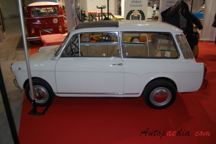 Autobianchi Bianchina 1957-1969 (1962 Panoramica 3d), left side view
