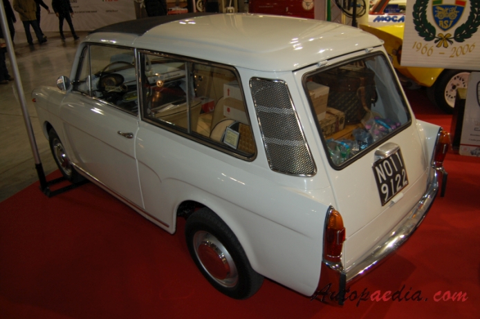 Autobianchi Bianchina 1957-1969 (1962 Panoramica 3d),  left rear view