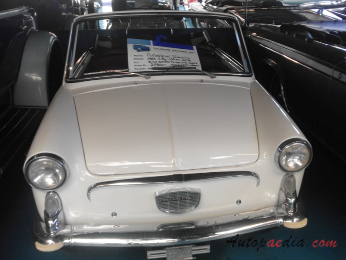 Autobianchi Bianchina 1957-1969 (1963 cabriolet 2d), front view
