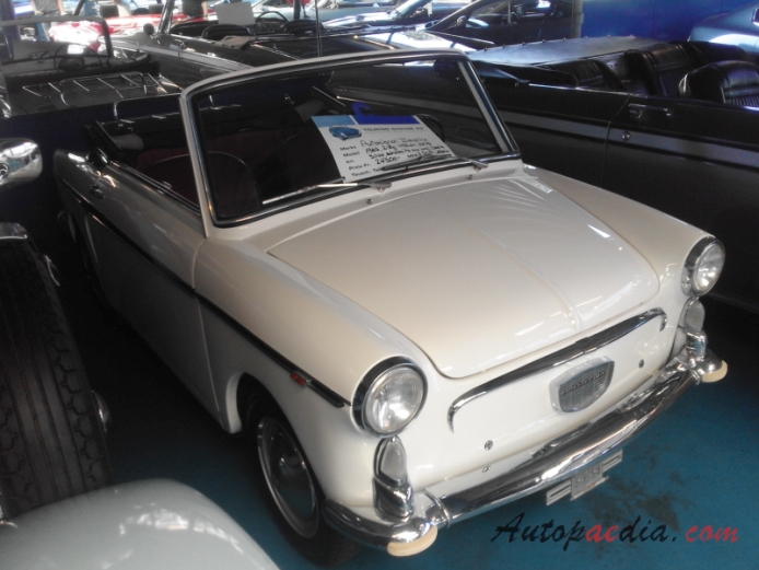Autobianchi Bianchina 1957-1969 (1963 cabriolet 2d), right front view