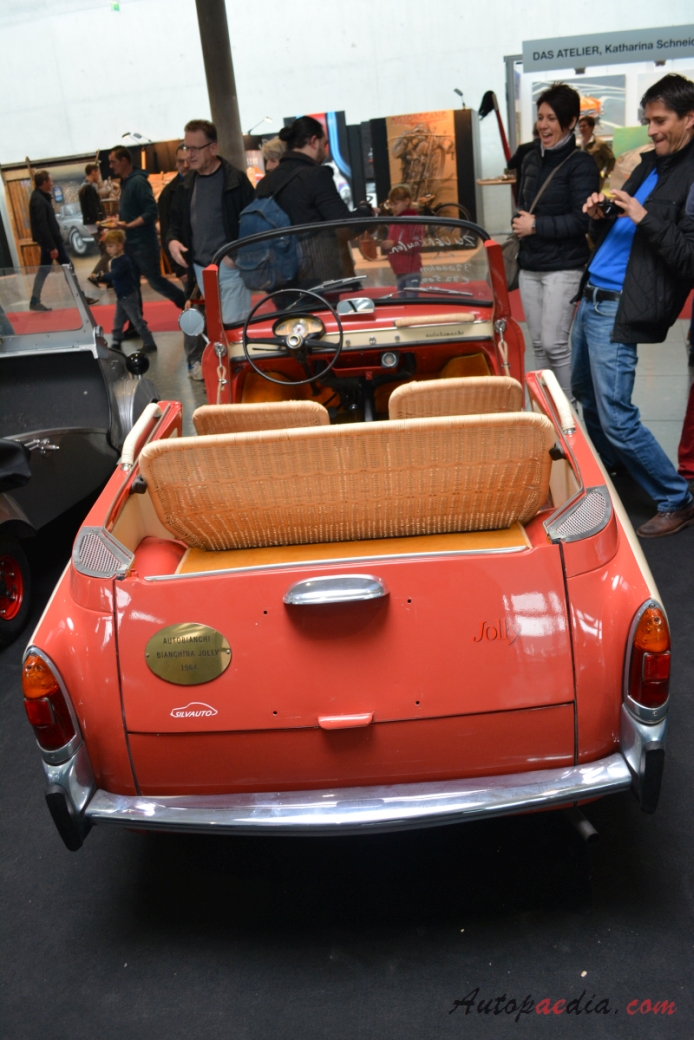 Autobianchi Bianchina 1957-1969 (1964 Ghia Jolly), rear view