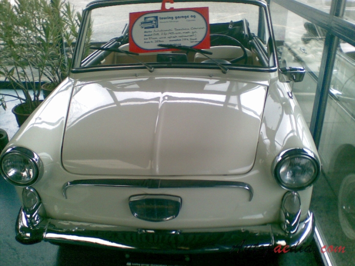 Autobianchi Bianchina 1957-1969 (1968 cabriolet), front view