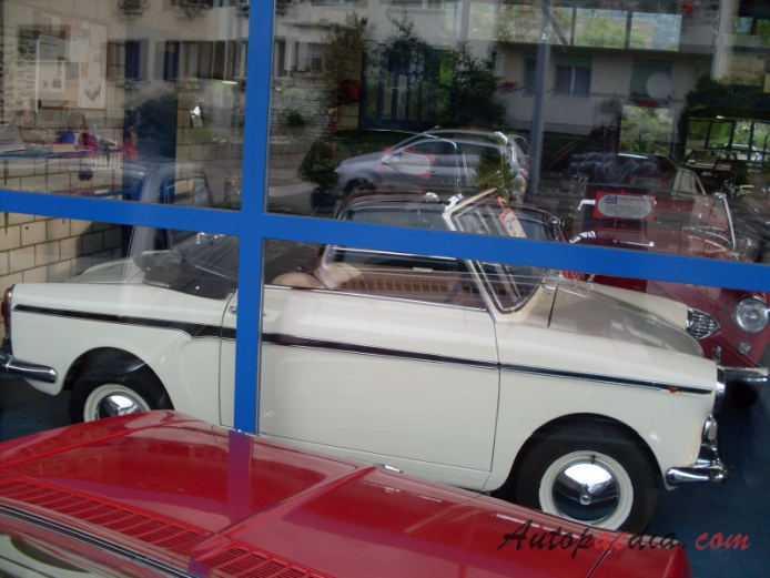 Autobianchi Bianchina 1957-1969 (1968 cabriolet), right side view