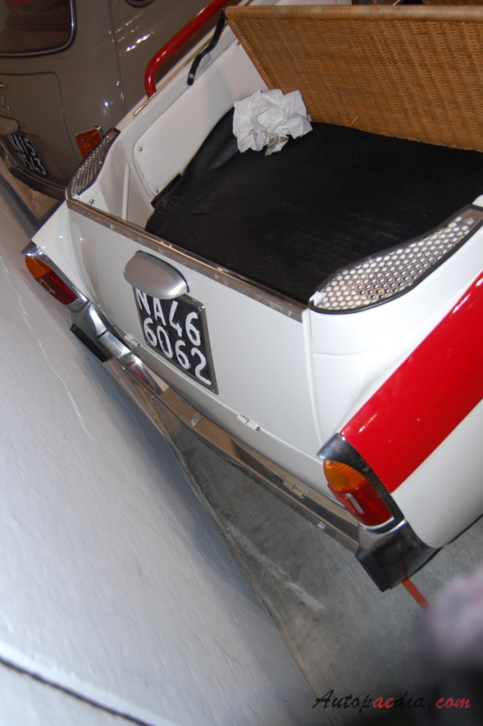 Autobianchi Bianchina 1957-1969 (Ghia Jolly), rear view