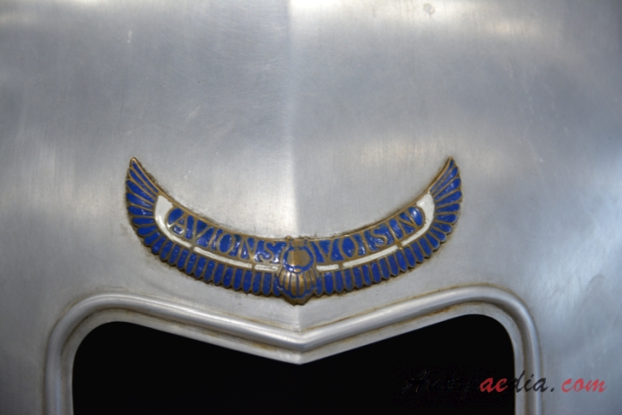 Avions Voisin 1927 (auto wyścigowe), emblemat przód 