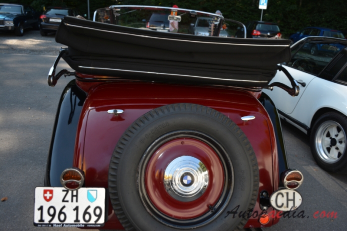 BMW 319 1935-1937 (cabriolet 2d), tył