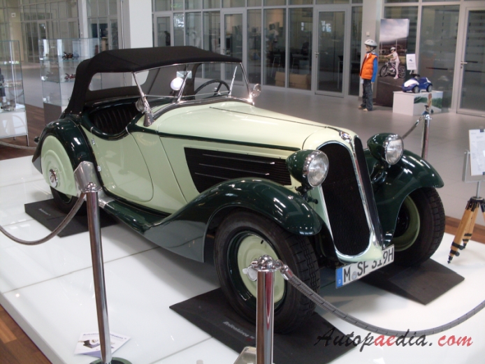 BMW 319/1 1934-1936 (1936 roadster 2d), prawy przód