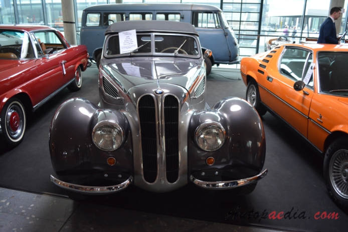BMW 327 1937-1941 (1938 BMW 327/28 cabriolet 2d), front view