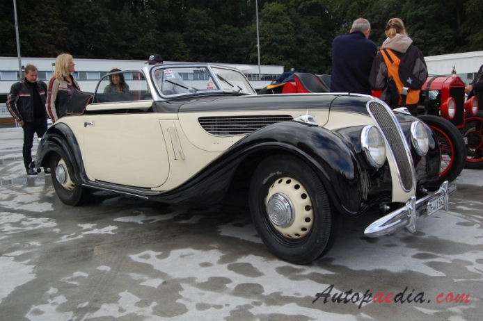 BMW 327 1937-1941 (cabriolet 2d), right front view