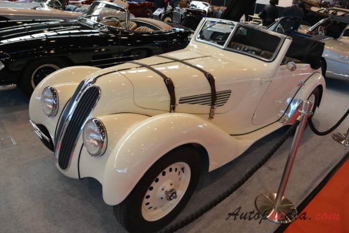 BMW 328 1936-1940 (1938 BMW 328 Authenrieth Sport Cabriolet 2d), lewy przód