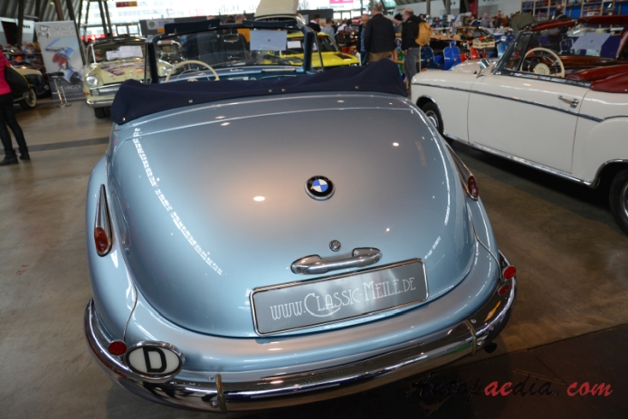 BMW 501 1952-1958 (1955 BMW 501-6 Baur Cabriolet 2d), rear view