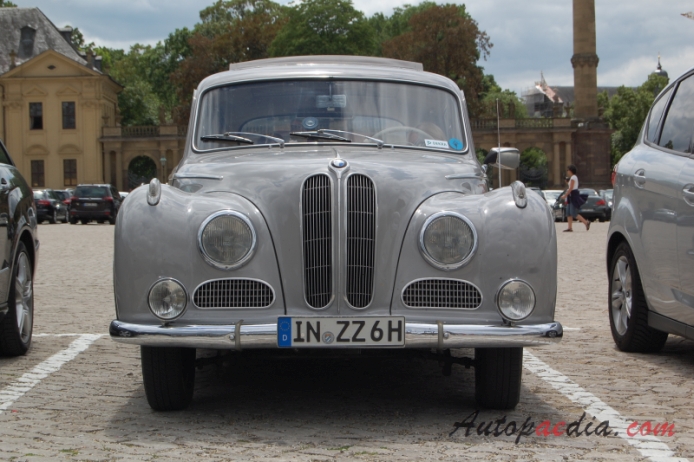BMW 501 1952-1958 (saloon 4d), front view