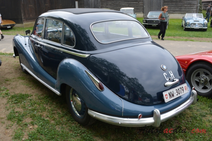 BMW 501 1952-1958 (saloon 4d),  left rear view