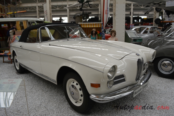 BMW 503 1956-1959 (1957 cabriolet 2d), right front view