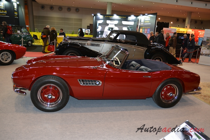 BMW 507 1956-1959 (1959 roadster 2d), left side view