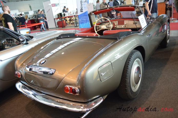 BMW 507 1956-1959 (roadster 2d), right rear view