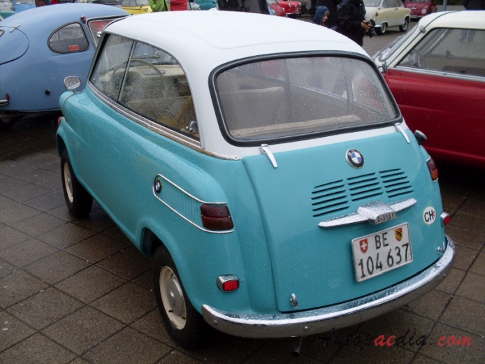 BMW 600 1957-1959 (1958),  left rear view