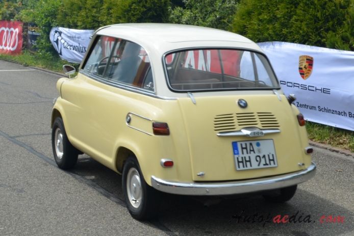 BMW 600 1957-1959 (1958),  left rear view