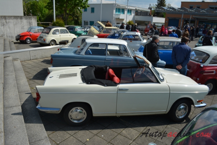 BMW 700 1959-1965 (1962 cabriolet 2d), right side view