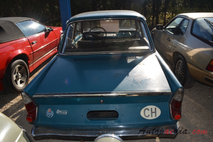 BMW 700 1959-1965 (1964 LS sedan 2d), tył