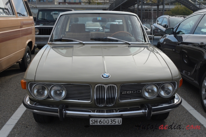 BMW E3 (New Six) 1968-1977 (1968-1971 2800 sedan 4d), przód