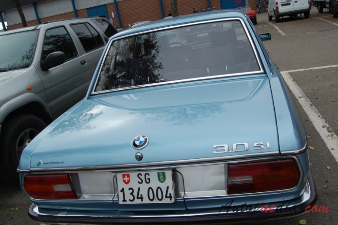 BMW E3 (New Six) 1968-1977 (1973 3.0Si sedan 4d), rear view