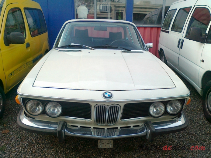 BMW E9 1968-1975 (1971-1975 3.0 CS), front view