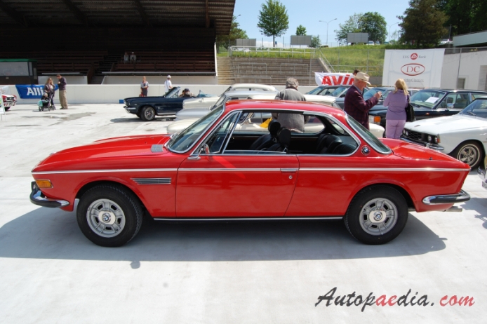 BMW E9 1968-1975 (1971-1975 3.0 CS), prawy bok